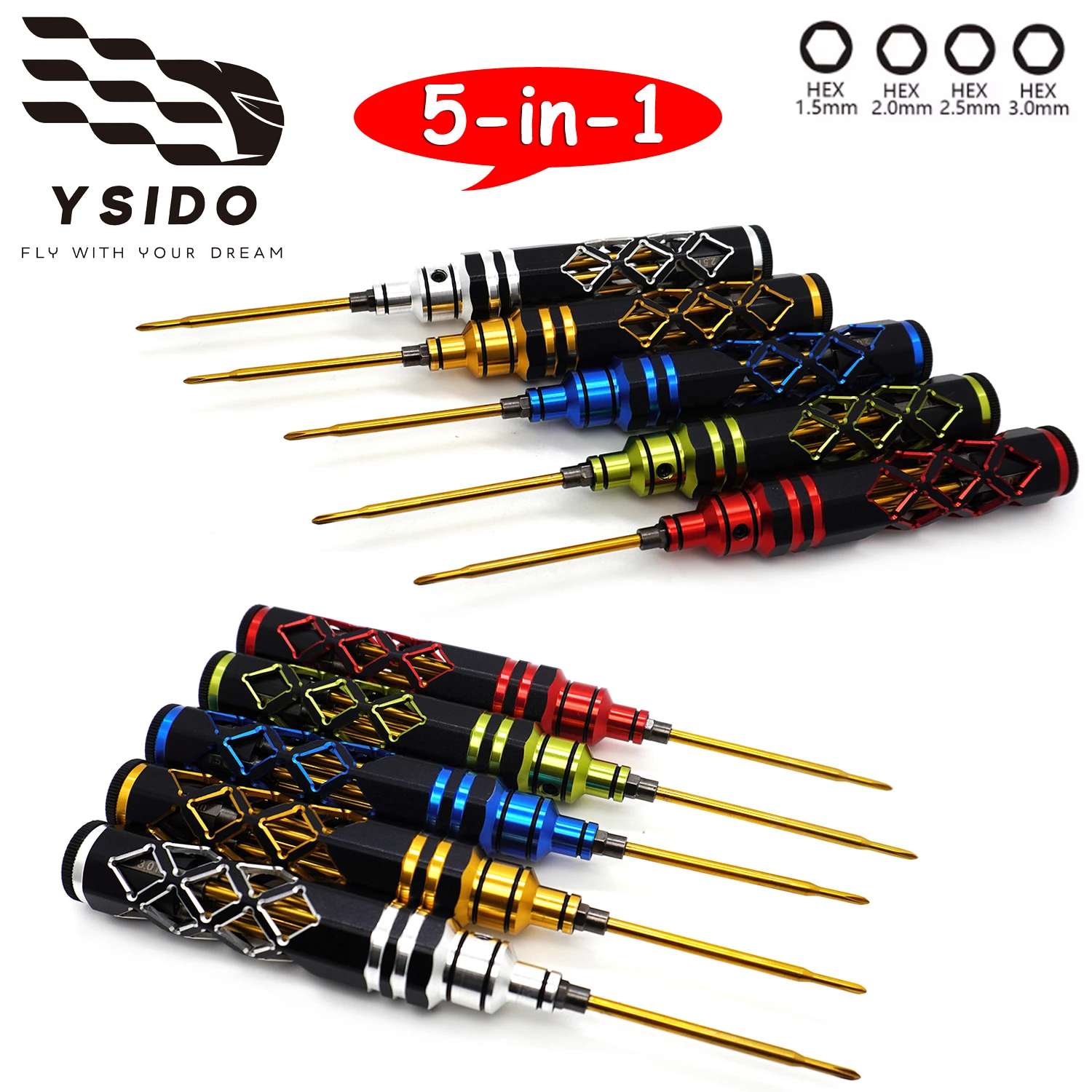 ​YSIDO 1.5mm 2.0mm 2.5mm 3.0mm - огляд і ціна Fpv Drone Tool Kit