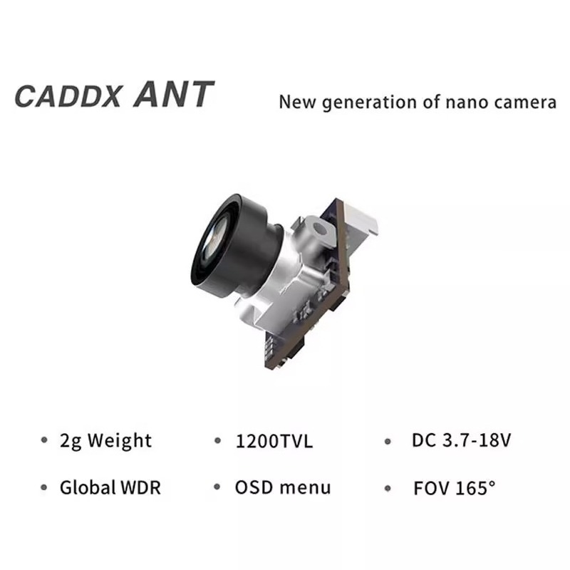 CADDX Snail Nano FPV Camera wi - огляд і ціна Fpv Drone Camera
