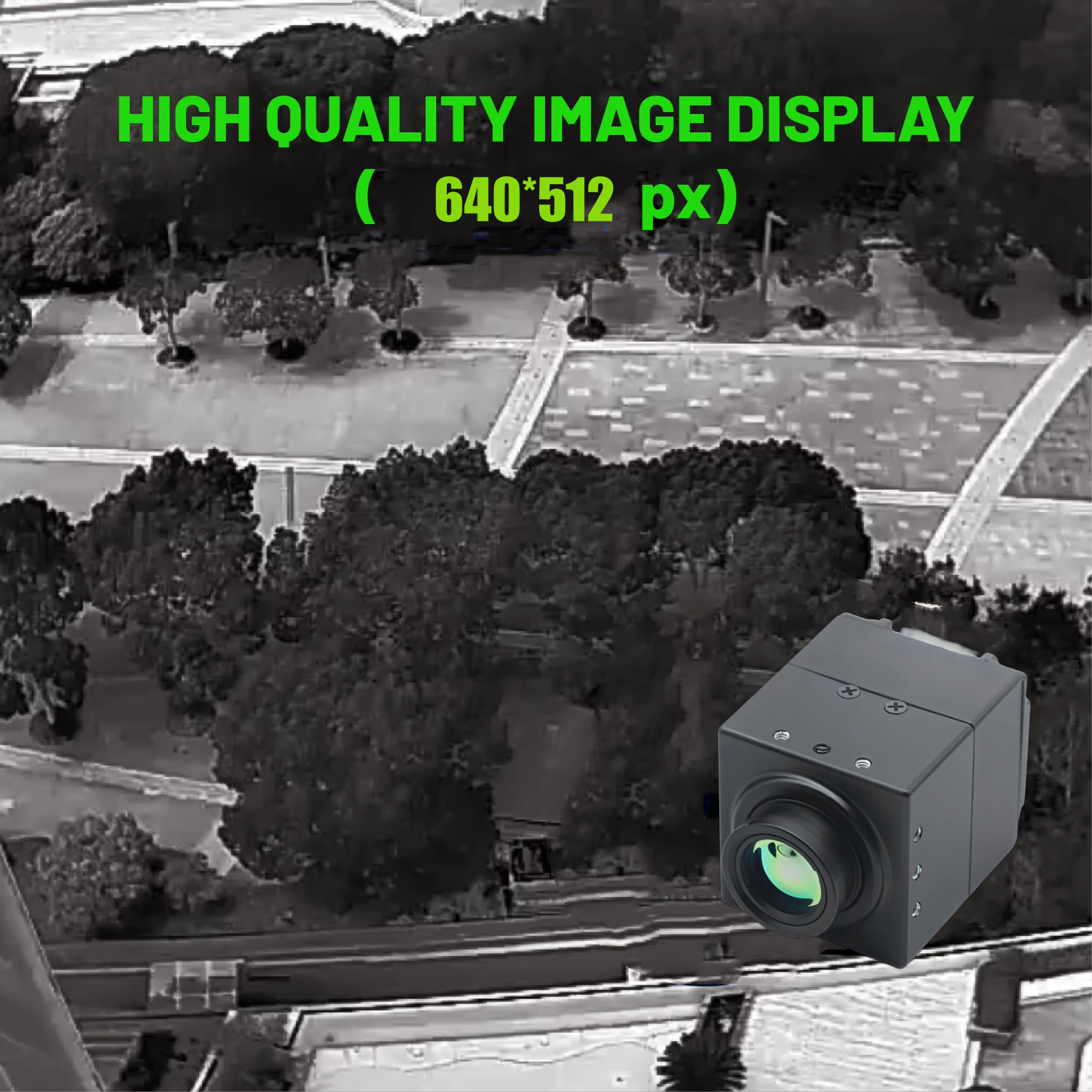 Uncooled 640x512 50Hz Radiomet - огляд і ціна Fpv Drone Camera